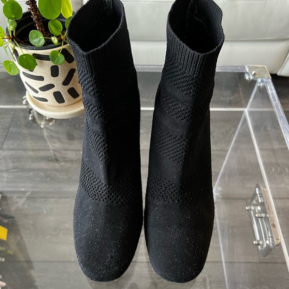 ZARA | FABRIC HEELED ANKLE BOOTS - Picture 6 of 8